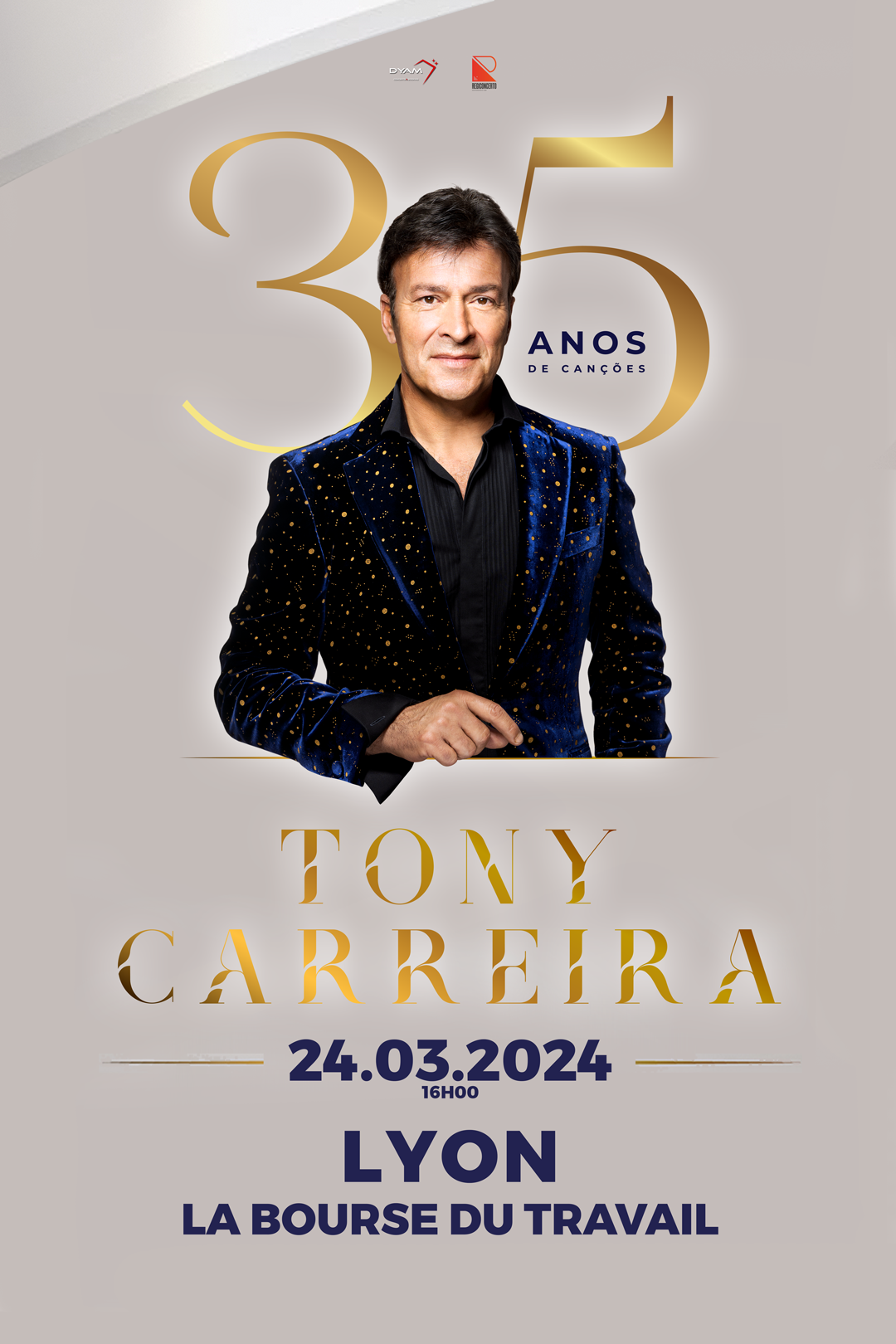 Tony Carreira Lyon 2024 - Cartaz